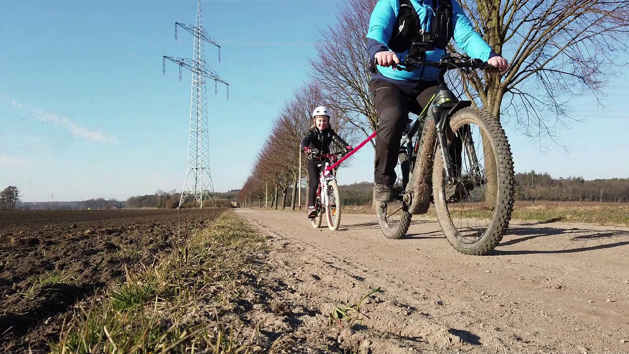 TowWhee, das perfekte Abschleppseil für (E-) Mountainbiker und Bikekids! 