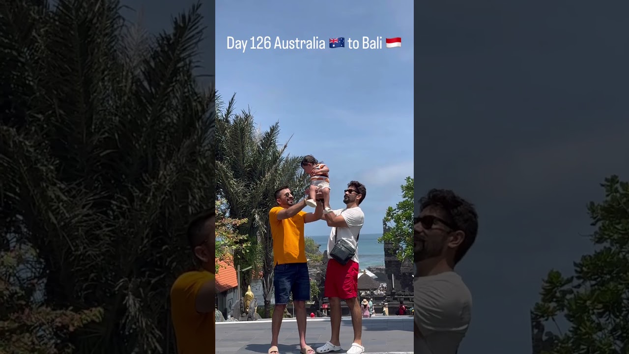 This Temple 🛕 🌊 in Bali is Built in the Ocean 😳🌊 #shorts #travel #explore #bali #minivlog #fyp