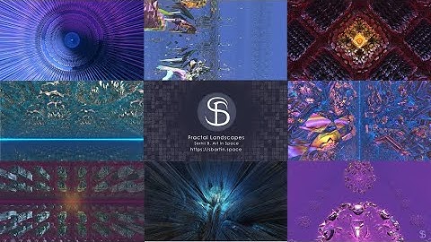 Fractal Landscapes - Visual Meditation Fractal Art Project overview.