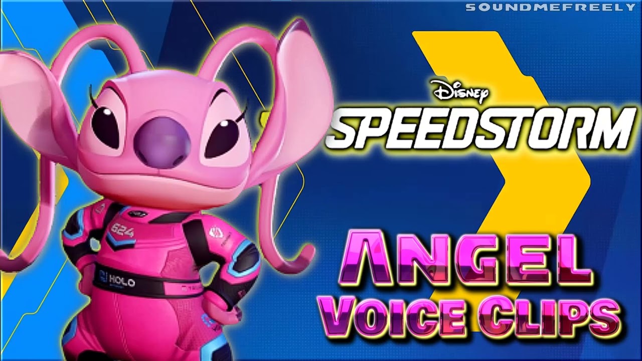 All Angel Voice Clips • Disney Speedstorm • All Voice Lines • 2023 