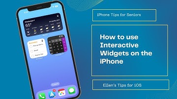 How to use Interactive Widgets on the iPhone