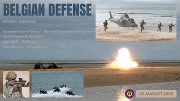 K9 Day in Koksijde 🐾 | Defensie in actie: land, zee en lucht!