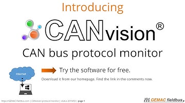 Introducing CANvision protocol monitor