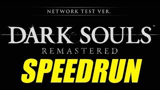 Dark Souls Remastered Speedrun! Network Test All Classes in 17:27 RTA