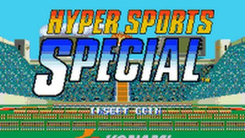 Hyper Sports Special (ハイパースポーツ特別)(1988) Konami - Attract Mode