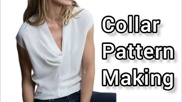 new collar design pattern making tutorial for sewing
