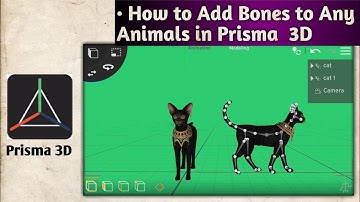 How to Add Bones to Any Animals in Prisma  3D || riging in prisma 3D || Black Youtuber || #prisma3d