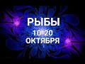 РЫБЫ. Таро прогноз на 10-20 октября 2021.