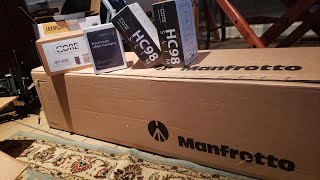 Unboxing the Manfrotto 509HD Video Head with 545GB Tripod Legs and Ground Level Spreader