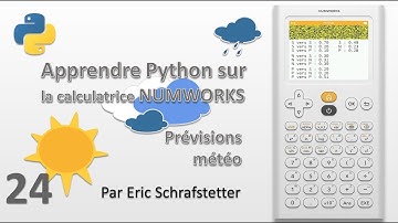 24 - Prévisions météo (Python sur NUMWORKS)