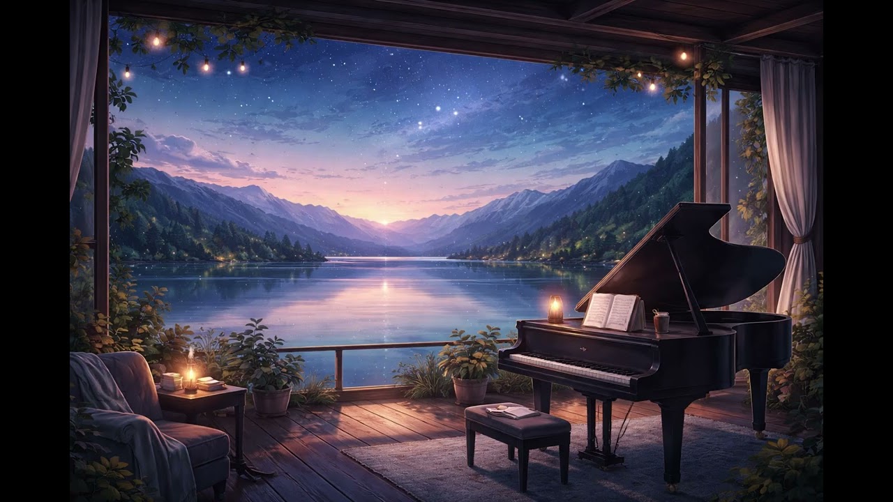 밤에서 아침까지 이어지는 잔잔한 피아노 9시간 | 수면·휴식·집중 음악