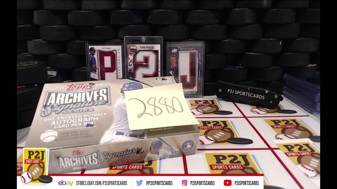 Break 2880 2020 Topps Archives Signature Series Active Player Baseball