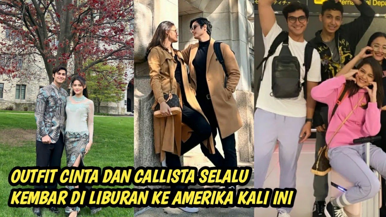 PERJALANAN CINTA BRIAN N CALLISTA dr BANDARA HINGGA HADIR DI WISUDA KAKAK di USA. outfit kembaran?