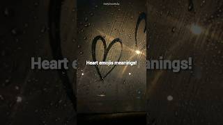 Heart emojis meaning⁉️💜♥️ #shorts #trending #aesthetic #fypシ #like #edit