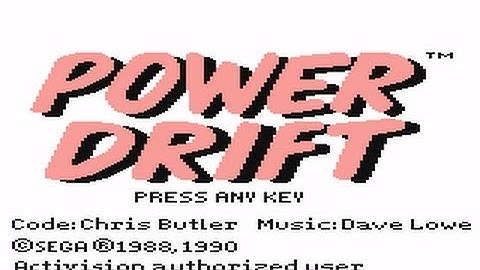 Power Drift Review for the Commodore 64 by John Gage