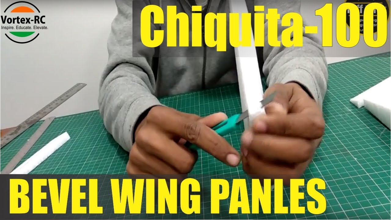 Vortex-RC| TuffBirds Chiquita-100 |Build Part-2 Bevel Wing Panel