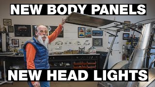 New Body Panels + Headlights // RON BERRY SHOP WORKS New Build Ep 5