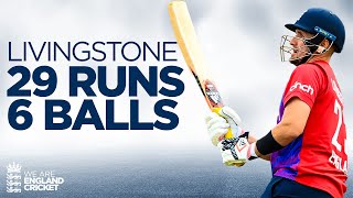 🔥 Fours & Sixes! | Liam Livingstone Smashes 29 Runs off 6 Balls | England v Pakistan | T20I 2021