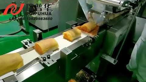Box-motion bread cake bakery horizontal flow packing machine, pillow pack machine, Taiwan machine