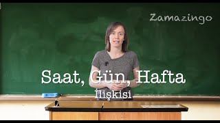 4. Sınıf Saatleri Öğreniyorum Matematik Gün, Hafta, Saat İlişkisi Zamanı Ölçme
