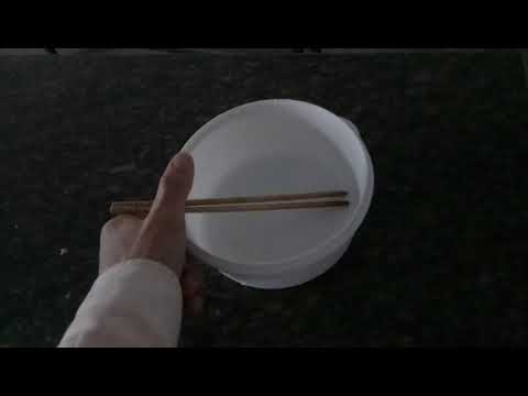 今天早餐汤米粉和炒饭，给你们看流口水