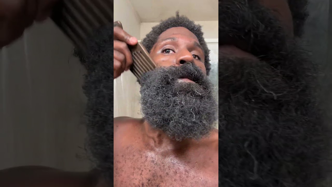 The Perfect Beard Pick-Out Routine ✨ 