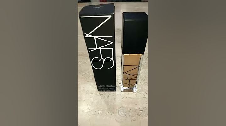 Nars natural radiant foundation đánh giá