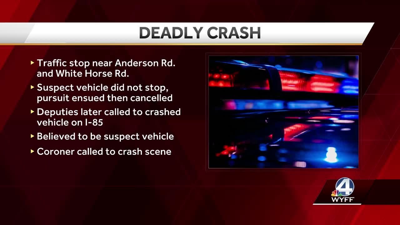 Deadly crash during pursuit in Greenville County - YouTube