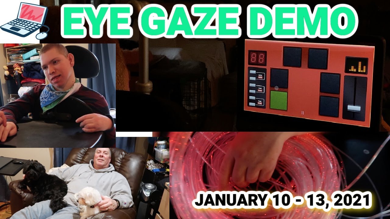 EYE GAZE COMPUTER DEMO - YouTube
