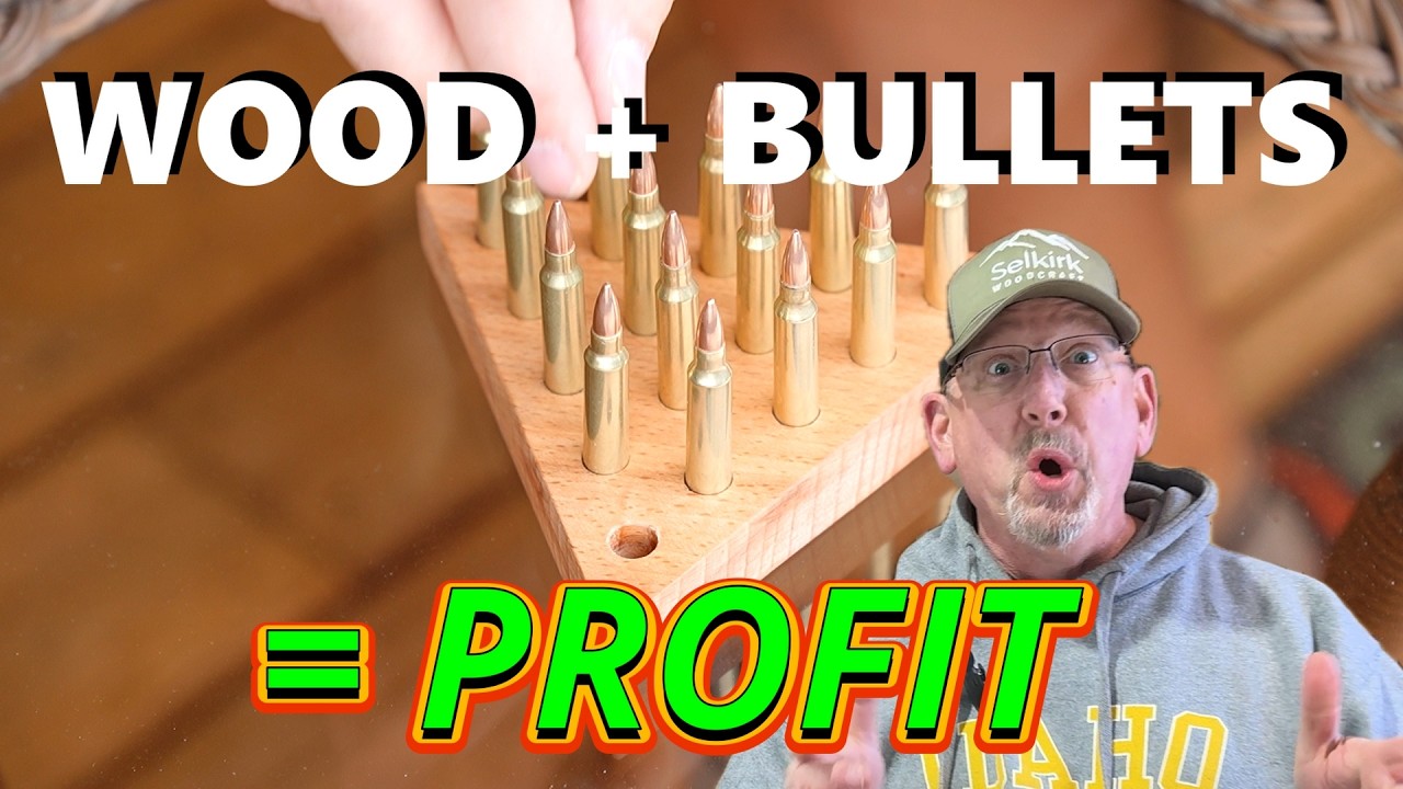 Build This Bullet Peg Game That Everyone Will Want! (Free Template Included)