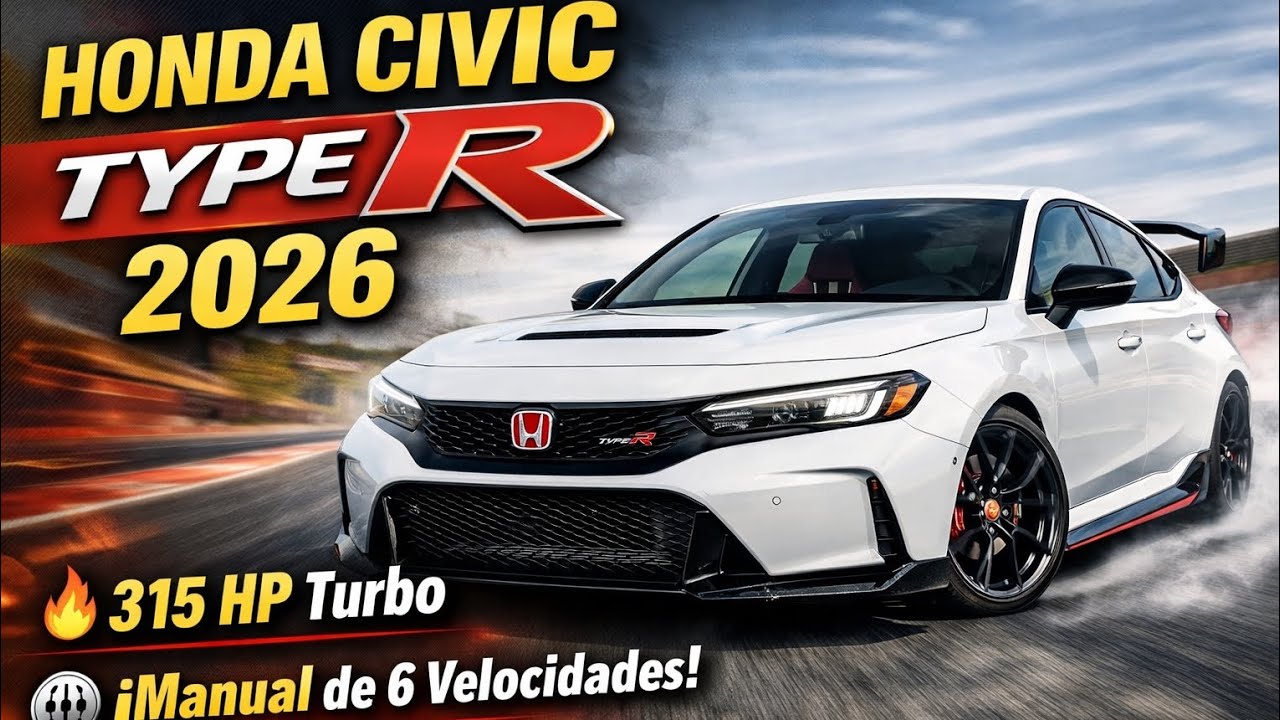 🚨 Honda Civic Type R 2026 Review Completa | Precio, Motor y ...
