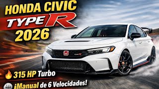 🚨 Honda Civic Type R 2026 Review Completa | Precio, Motor y Especificaciones