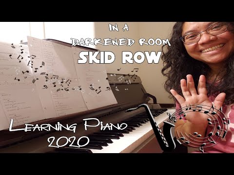 ピアノ練習：Skid Rowの「In a Darkened Room」を弾いてみた