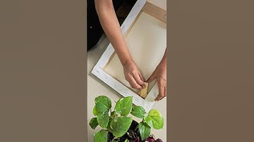 Quick tip | How to use Canvas Wedges 🤔#paintingtips #tipsandtricks #wonderful #wedges #canvas #art