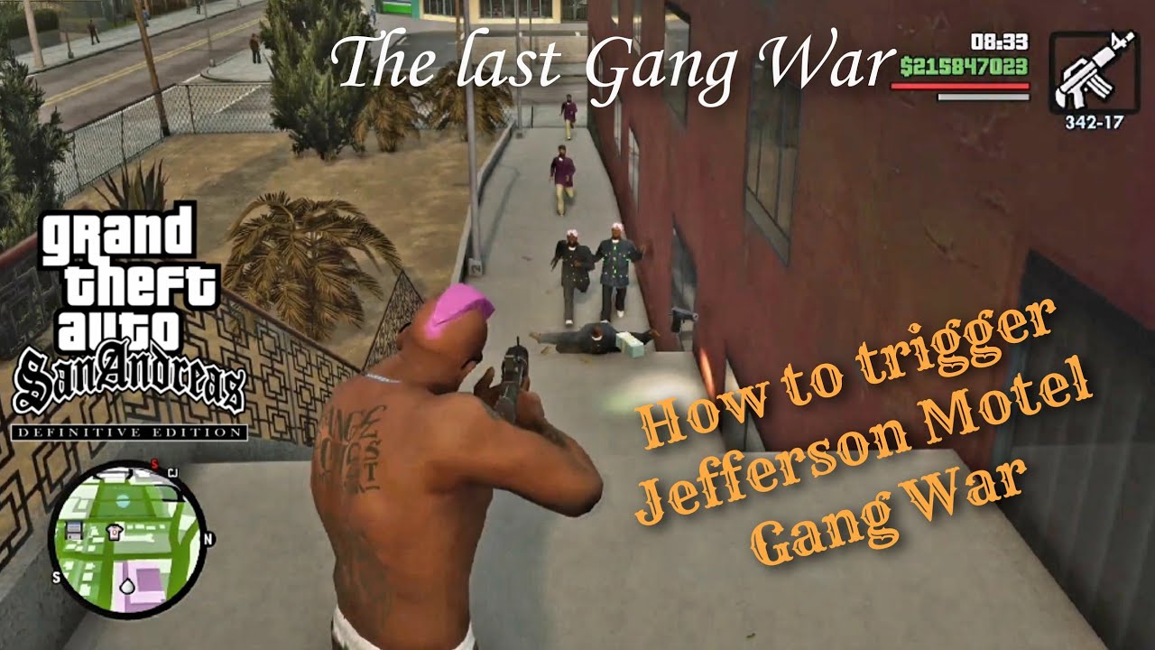 GTA San Andreas The Definitive Edition 4K Trigger last gang War