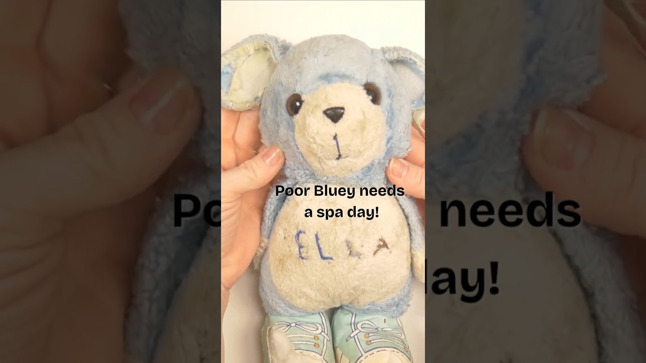 Stuffed Animal Makeover! #restoration #repair #stuffedanimals #stuffedanimalrepair #fiberart