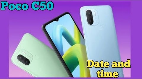 Auto Set Date And Time In Poco C50,Poco C50 Mein Date And Time Set Kaise Karen,