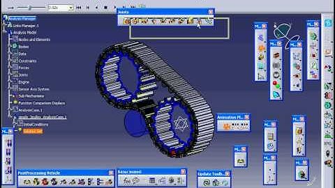LMS Virtual.Lab Motion  Timing Belt