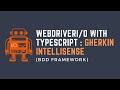 Part13: WebdriverIO with TypeScript - Gherkin Intellisense