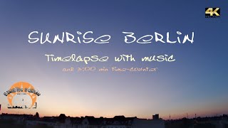 Sunrise Berlin | Calming glass clear sky in soft pastel colors