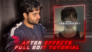 After Effects Full Edit Tutorial For Beginners