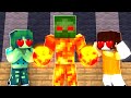 Monster School : Fire Baby Zombie Became Hero - Minecraft Animation