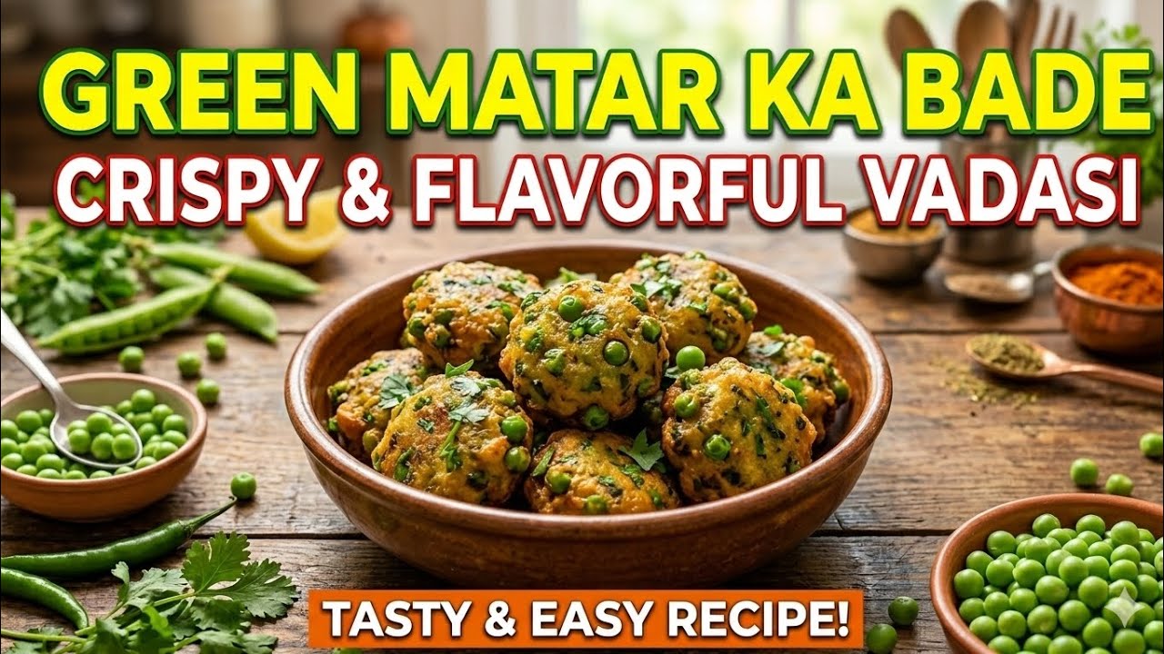 Green Matar ki Badi | सालों तक चलने वाली मटर की बड़ी बनाने का सही तरीका