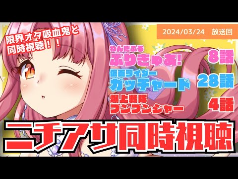 【ニチアサ同時視聴】わんだふるぷりきゅあ！8話・仮面ライダーガッチャード28話・爆上戦隊ブンブンジャー4話いっしょにみよう！【 #ルチカと同時視聴 】