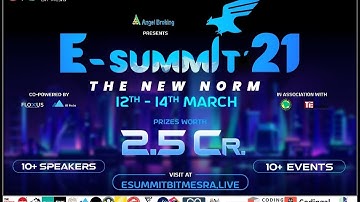Inaugration Ceremony || E-Summit