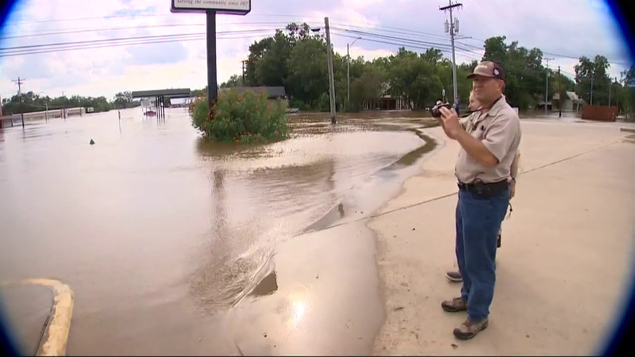 OffScriptOn9 La Grange see historic flooding from Harvey YouTube