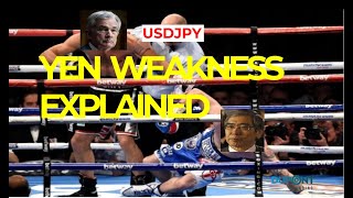 Japanese Yen Weakness Explained