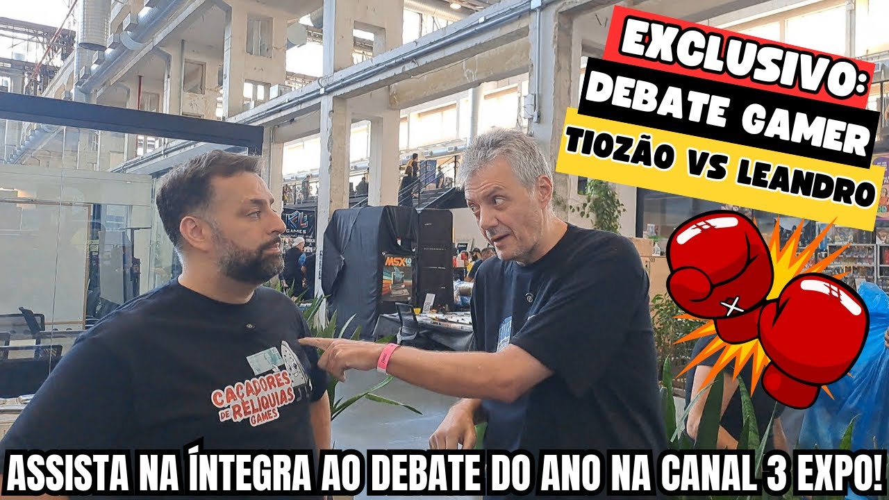 🔥 Frente a Frente: Tiozão da Casa do Videogame e Leandro (Caçadores de Relíquias)