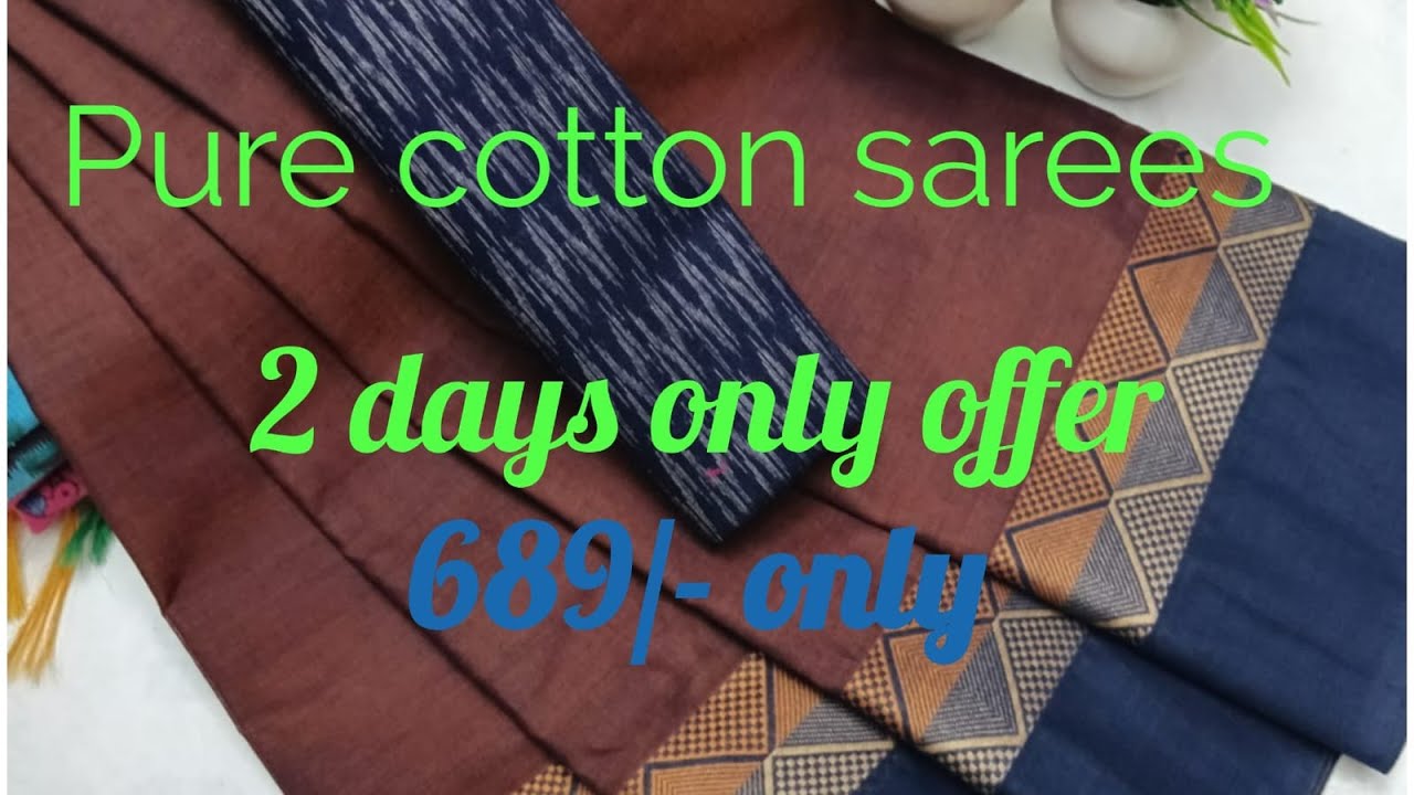 pure cotton sarees...... low price.direct from factory