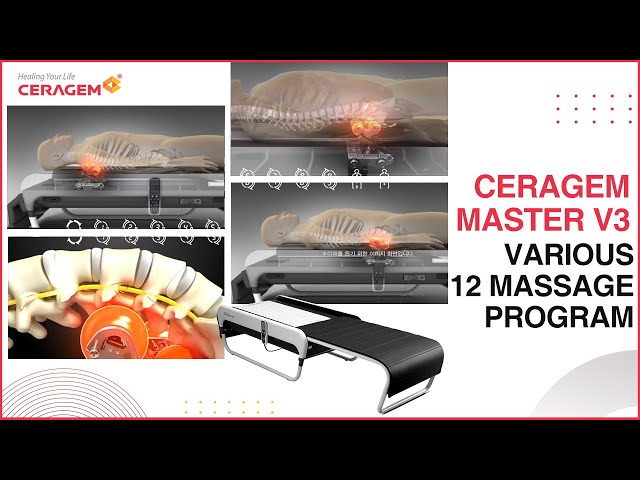 Ceragem Master V3  |  Various 12 massage program class=
